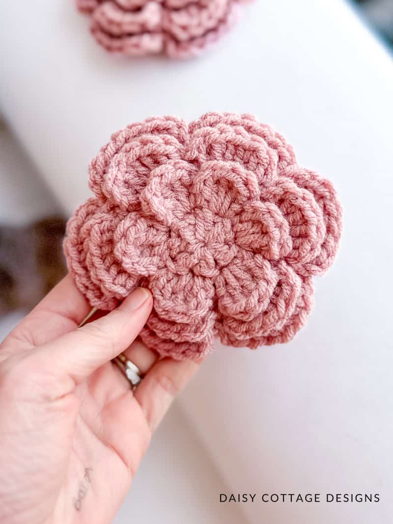 Flower Crochet Pattern | Large Crochet Flower Pattern