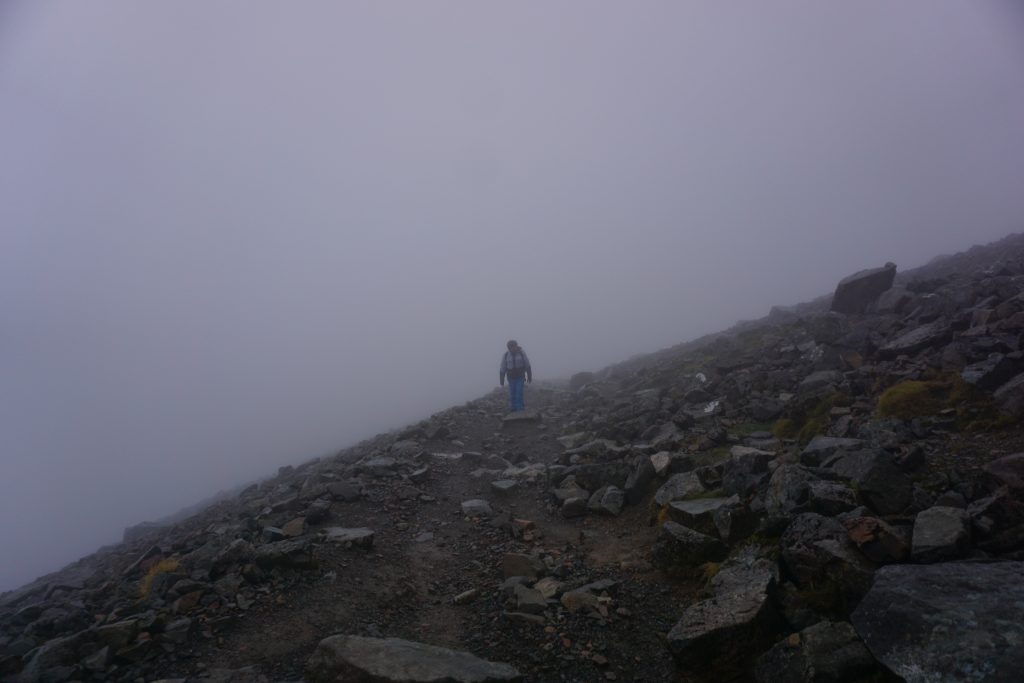 Dan ascending Ben Nevis