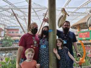 Dan, Ruth, JTA and the kids at the water park.