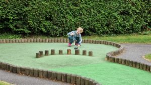 Mini-golf in the Darwin Forest.