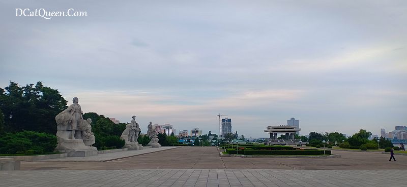 korea utara, kim il sung statue, wisata korea utara