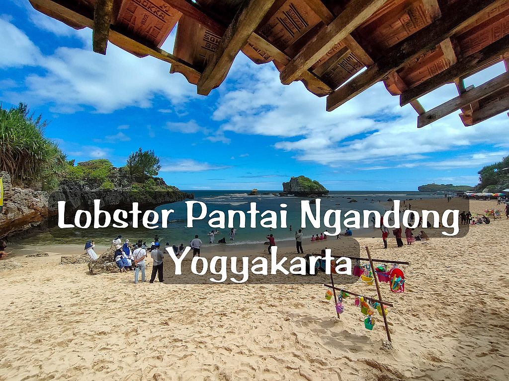 makan lobster di pantai gunung kidul