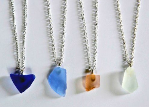 DIY Sea Glass Necklace