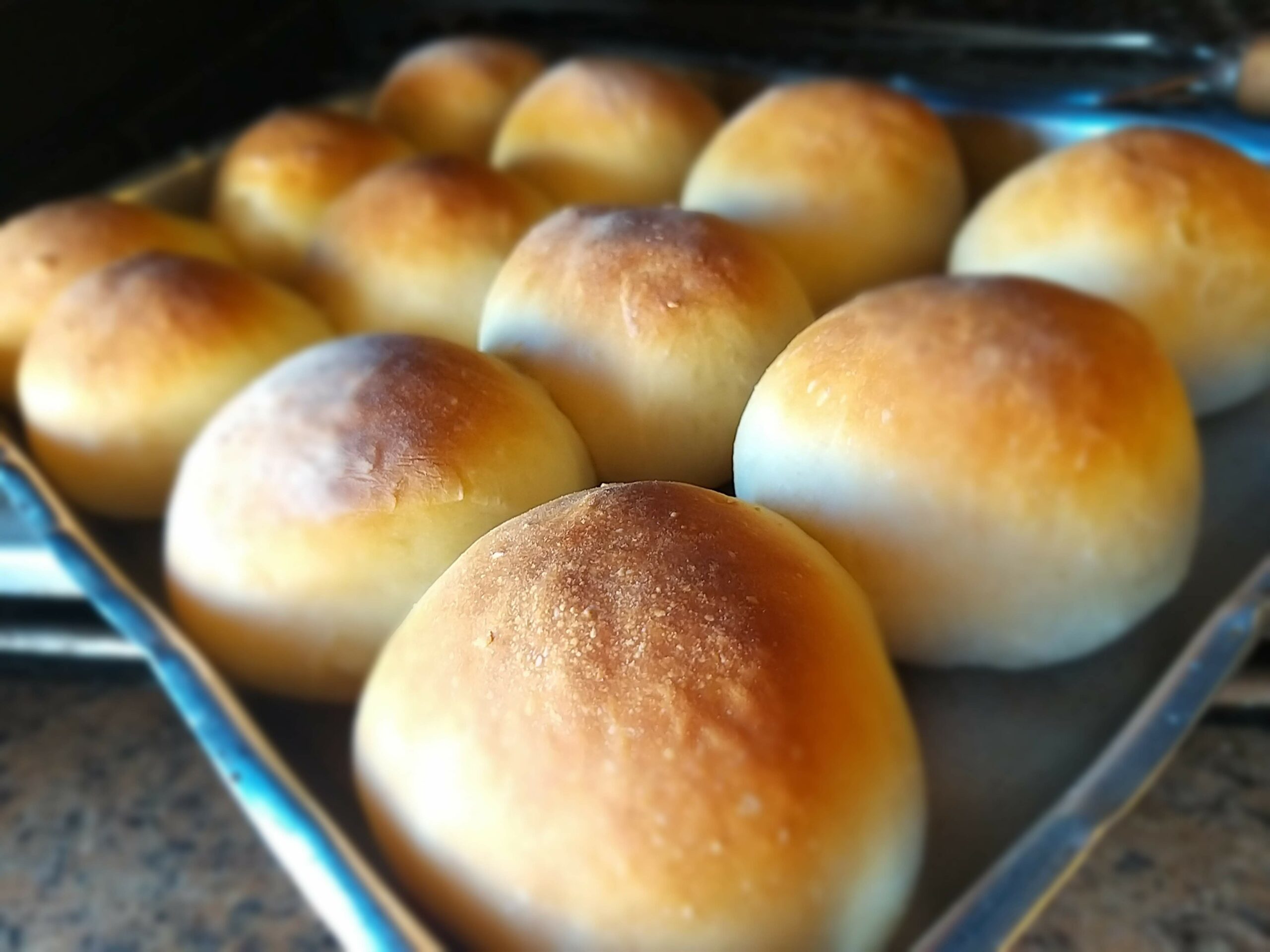 Pão de creme de leite feito em casa