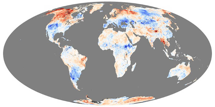 Land Surface Temperature Anomaly