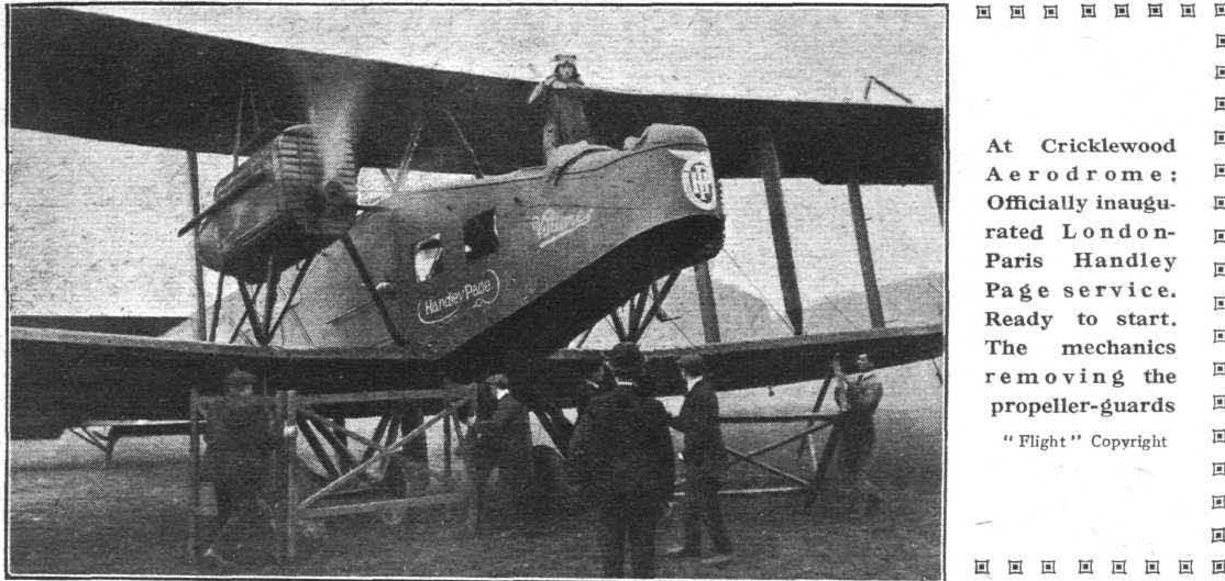 Traveling by Air in Early 1920s England