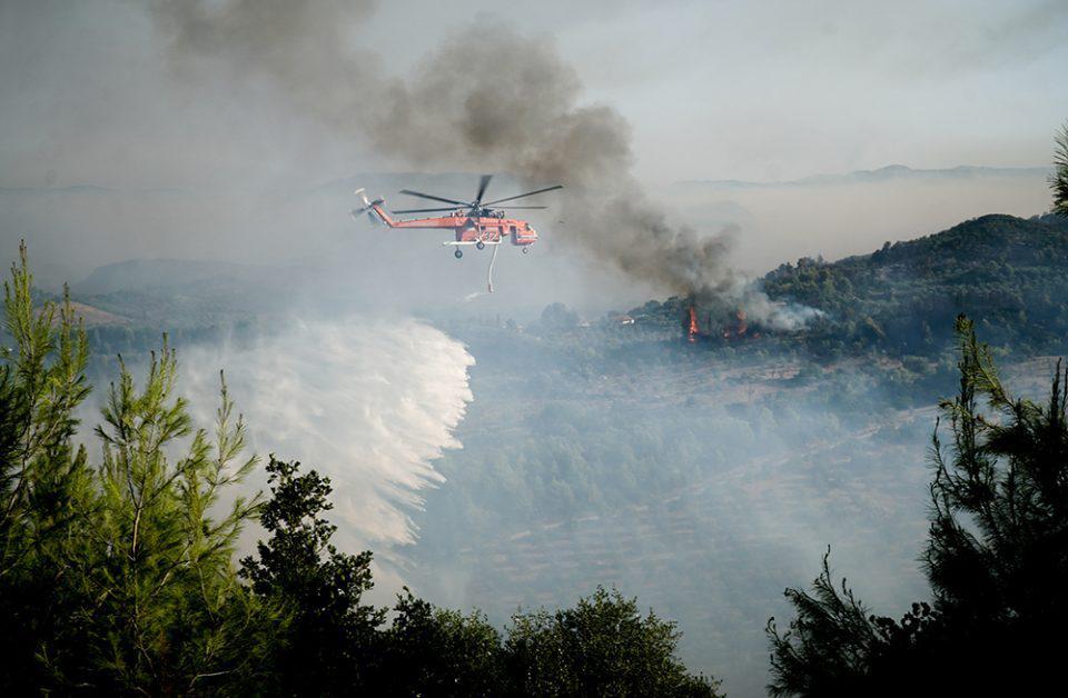 Φωτιά στην Αρκαδία: Μεγάλα και τα δύο πύρινα μέτωπα – Καίνε σε περιοχές της Γορτυνίας και της Μεγαλόπολης