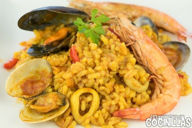 Paella de marisco