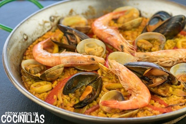 Paella de marisco