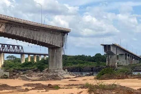 Ponte entre Tocantins e Maranhão desaba e deixa ao menos um morto