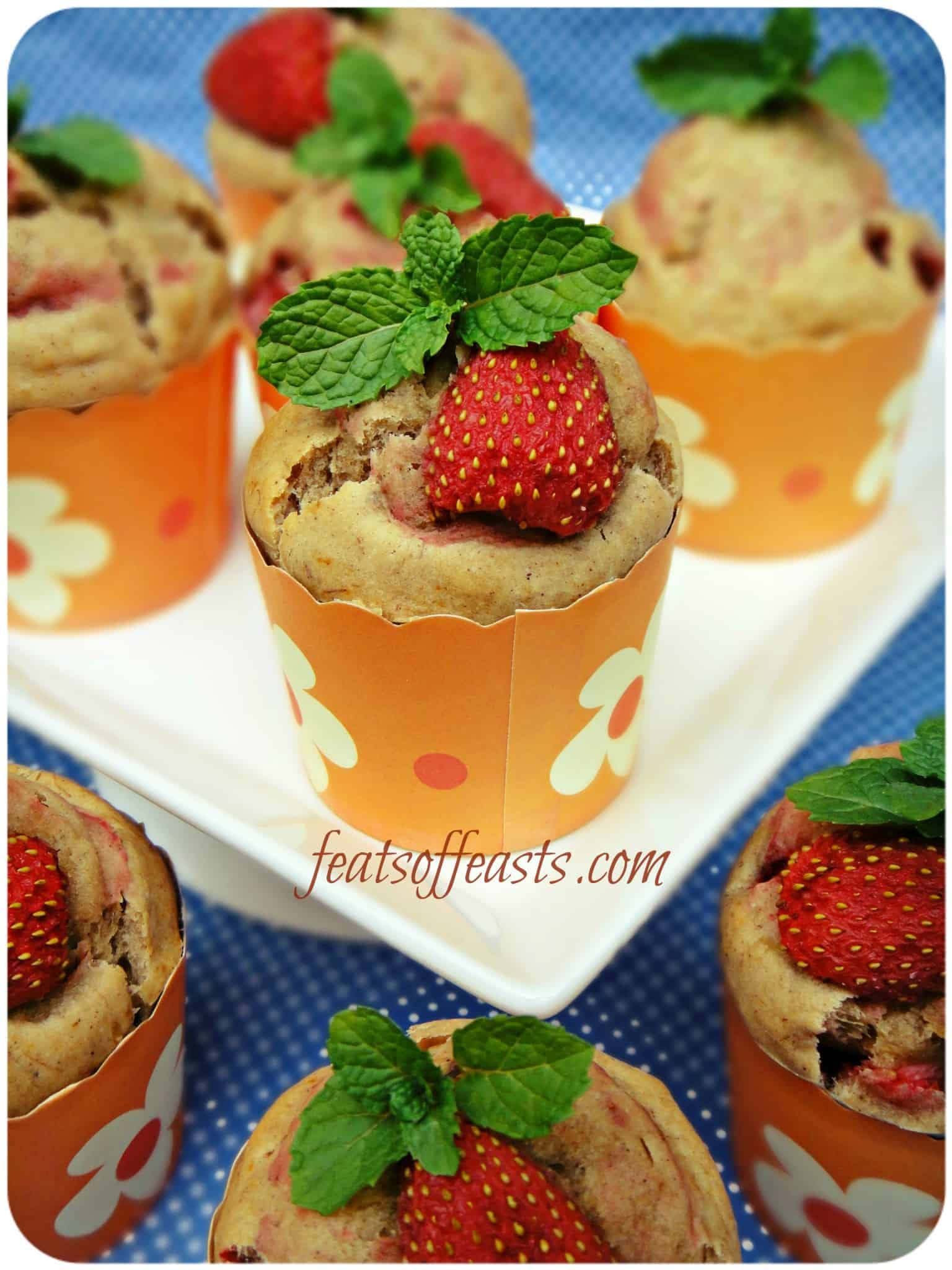 Strawberry Banana Muffins