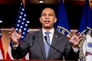 House Minority Leader Hakeem Jeffries (D-NY) on Nov. 15, 2024.