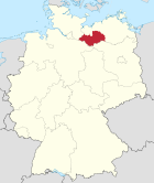 Localisation de l'arrondissement en Allemagne