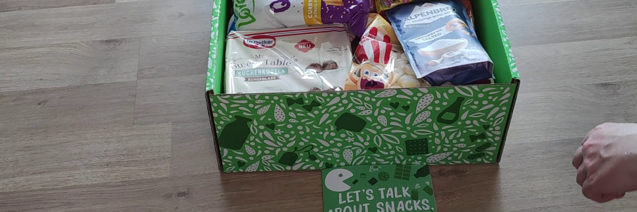 brandnooz Snack Box öffnen