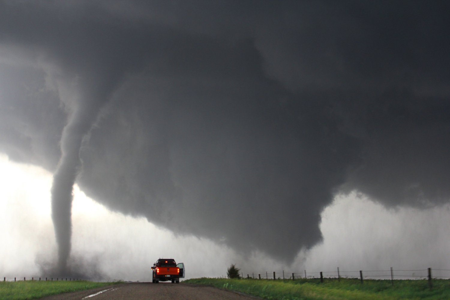 A tornado near Pender, Nebraska, in 2015