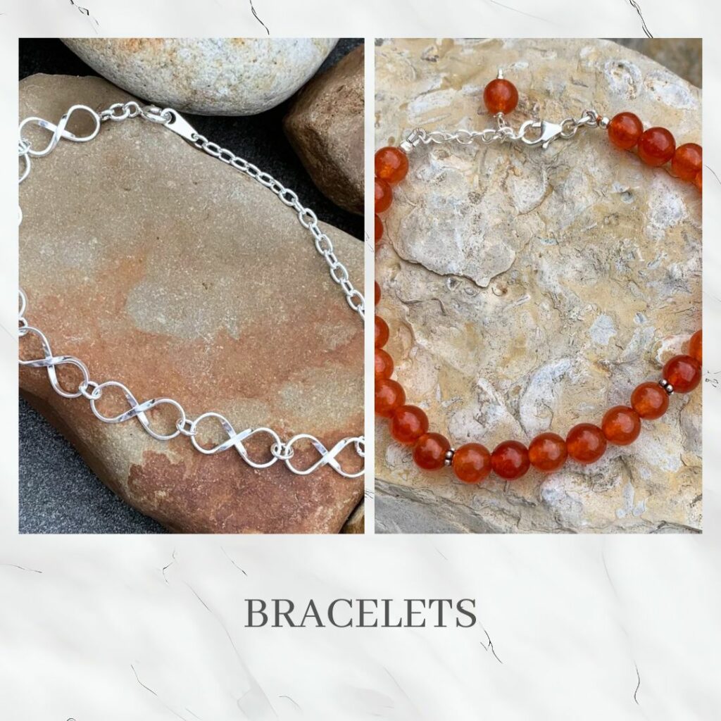 Sterling Silver & Gemstone Bracelets