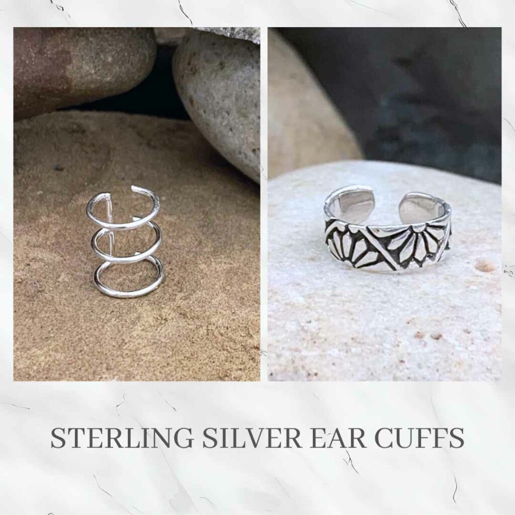 Sterling Silver Ear Cuffs