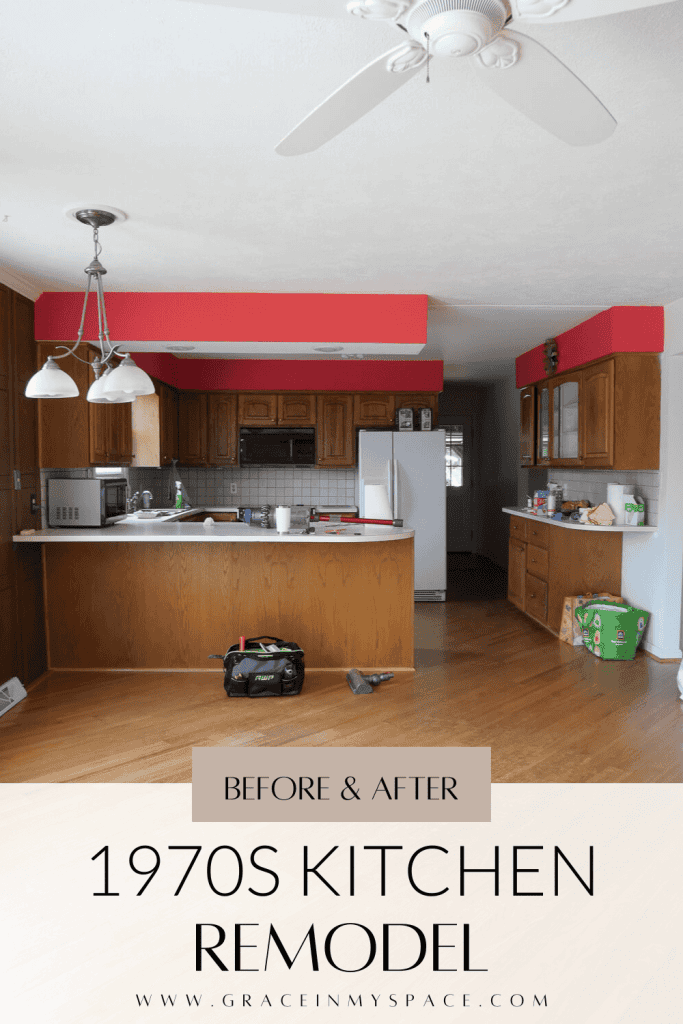 70s Kitchen Remodel Before & After| Modern Traditional Kitchen