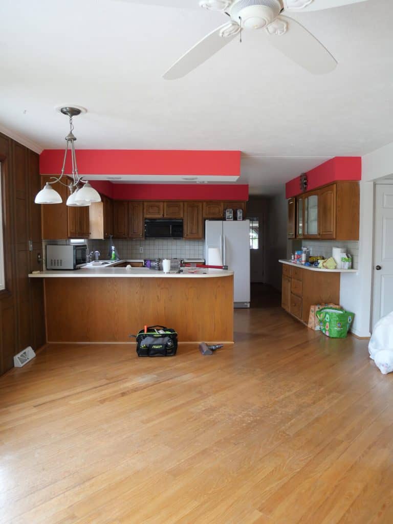 70s kitchen remodel before