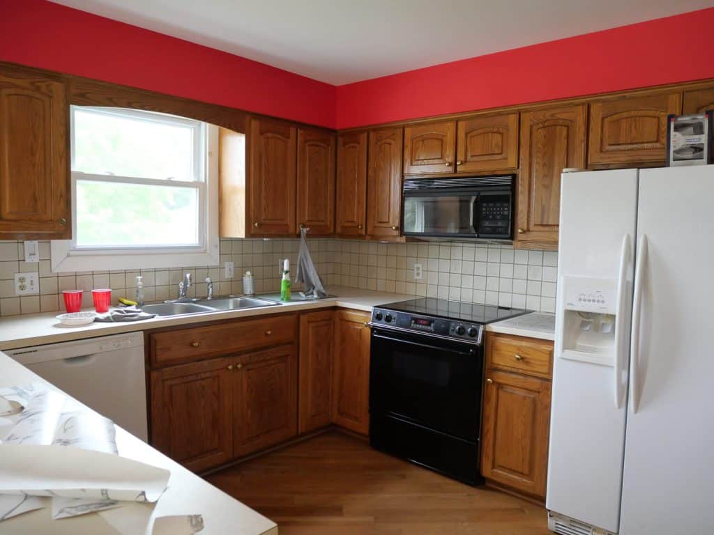 70s kitchen before remodeling.