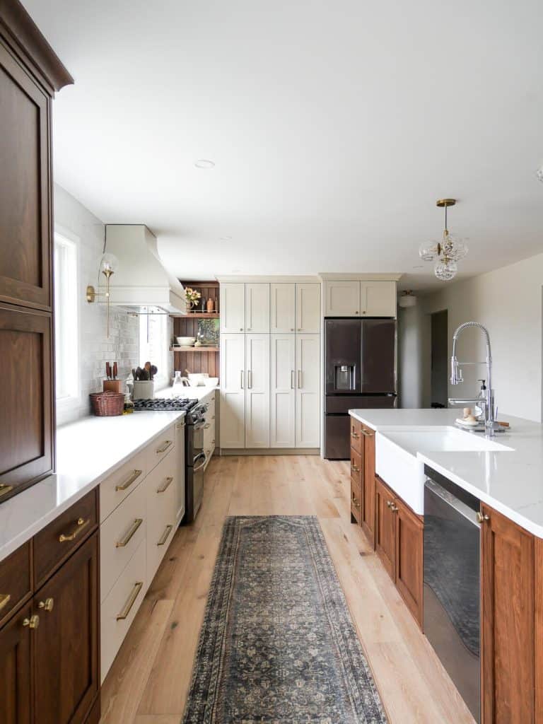 1970s kitchen remodel after renovation