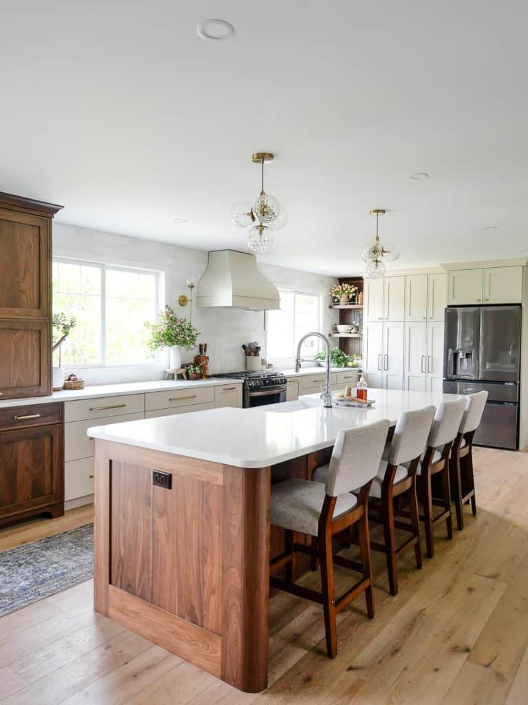 Organic modern traditional kitchen