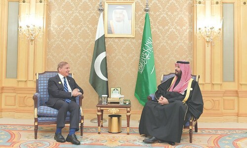 PM Shehbaz meets MBS, Macron on sidelines of global water summit