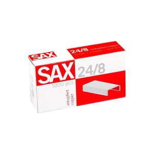 Sponky, 24/8, meď, Sax 78984970
                                                                                                     Sax, Rexel Kancelárska technika
                                                                                               