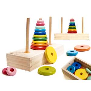 Wooden pyramid with rainbow sorter 55826710
                                                                                                     Developmental Toy for Baby
                                                                                               