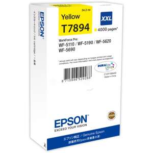 Epson T7894 XXL žltá C13T789440 62485041
                                                                                                     Patron, Malatec Kancelárska technika
                                                                                               