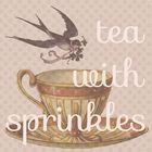 tea with sprinkles