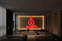 Elevate your space with our Lotus Pose Neon Sign, radiating serene vibes and inviting mindfulness into any room. Perfect for yoga studios, meditation spaces, or simply creating a tranquil atmosphere at home, this neon sign adds a touch of Zen to your decor. Illuminate your space with calming energy and find your inner peace with this unique piece of art. Choose from our available colors! Let us know if you need a specific size. The new FLEX NEON technology allows you to create neon lights using