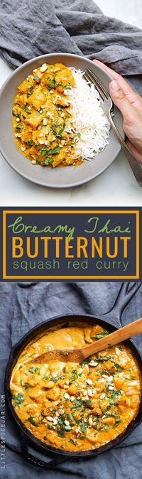 **made! Absolutely wonderful!** Creamy Thai Butternut Squash Red Curry