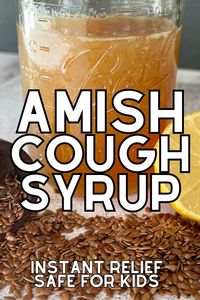 Prepare a batch of this effective Amish cough syrup recipe to combat colds, flu, whooping cough, and RSV this season. Easy home cough remedy, natural remedies, home remedies, natural cold & flu remedies, holistic health, remedies for kids, homemade cough syrup.