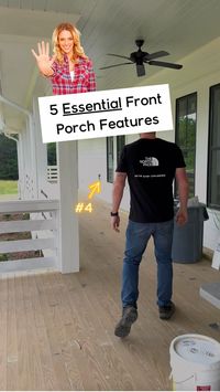 These front porch features should really be considered when having a new house built…