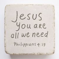 And my God will meet all your needs according to the riches of his glory in Christ Jesus. Philippians 4:19 NIV Handdrawn verse by Gina Davidson