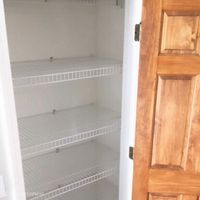 Have a spare closet that isn’t living it’s best life? Or maybe it’s just not serving you in the best way? You can turn it into a functional pantry with these DIY floating corner pantry shelves. Who says a pantry can’t be beautiful too? When we moved in this hall closet had the same standard wire shelving that you’ll find in most closets. Durable, but not always the most functional or pretty. Things would get lost in the depth of the shelving, and fall over on the wires. I am f…