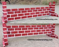 DIY: How to Make a Brick Wall Jump – DIY Horse Ownership