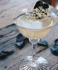 Celebrate Prince Harry and Meghan Markle’s nuptials with a sophisticated concoction made with St-Germain elderflower liqueur and Cazadores Blanco Tequila.