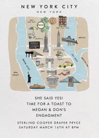 "New York City" Invitation, by Swiss Cottage Designs, Paperless Post