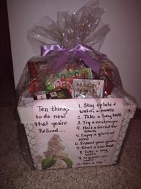 22 Ideas for Retirement Party Gift Ideas for Friends - Home Inspiration and Ideas | DIY Crafts | Quotes | Party Ideas