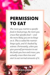 Permission to Eat: How Reverse Psychology Reduces Overeating