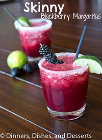 Skinny Blackberry Margaritas | 13 Delicious Day Of The Dead Recipes To Die For