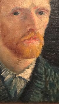 Van Gogh ; self-portrait, 1887