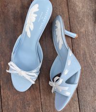 Gianni Bini x Caelynn Bell Meredith Ribbon Detail Mules | Dillard's