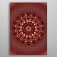 Chocolate Mandala Inspirational Poster Print | metal posters - Displate