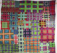 Art Quilts by Fiona Clancy - Double Grid 1