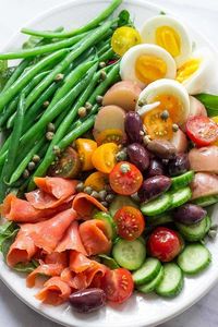 Smoked Salmon Nicoise Salad