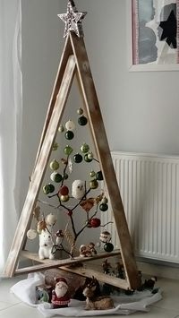 Sapin de Noël en bois