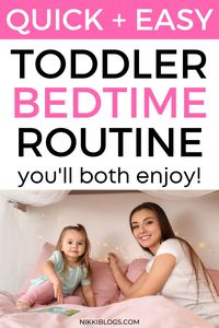 Click here to find toddler bedtime routine tips to make your nights a breeze! I share exactly how I get my toddler to sleep in 20 minutes or less every night with a newborn baby in my arms.